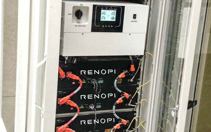 Inverter fuori rete RENOPI 8kva Sistema batteria Lifepo4 25KWH nelle Filippine