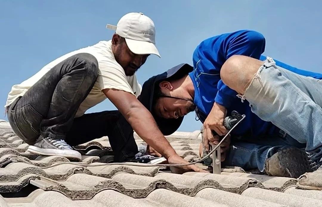 I dipendenti locali thailandesi di RENOPi stanno lavorando al progetto